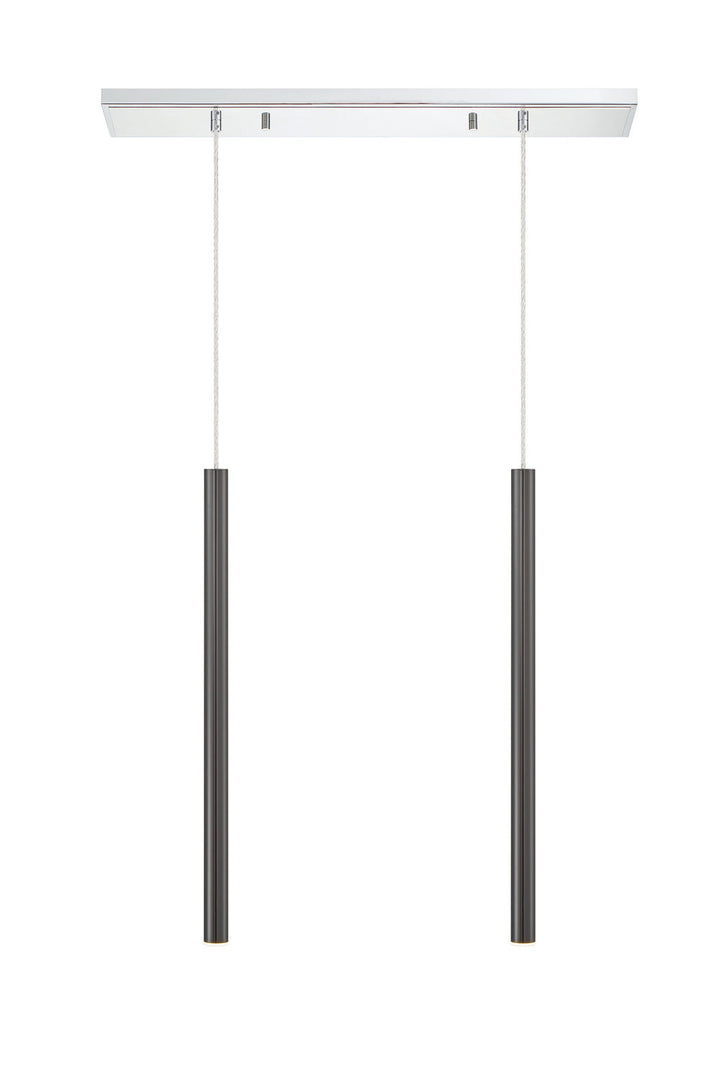 Z-Lite Forest 917MP24-PBL-LED-2LCH Pendant Light - Chrome