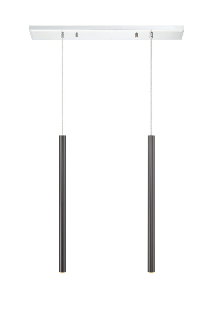 Z-Lite Forest 917MP24-PBL-LED-2LCH Pendant Light - Chrome