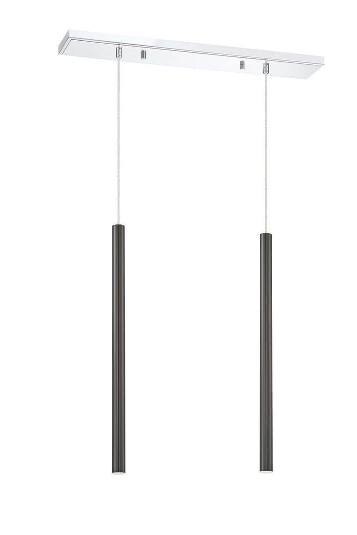 Z-Lite Forest 917MP24-PBL-LED-2LCH Pendant Light - Chrome
