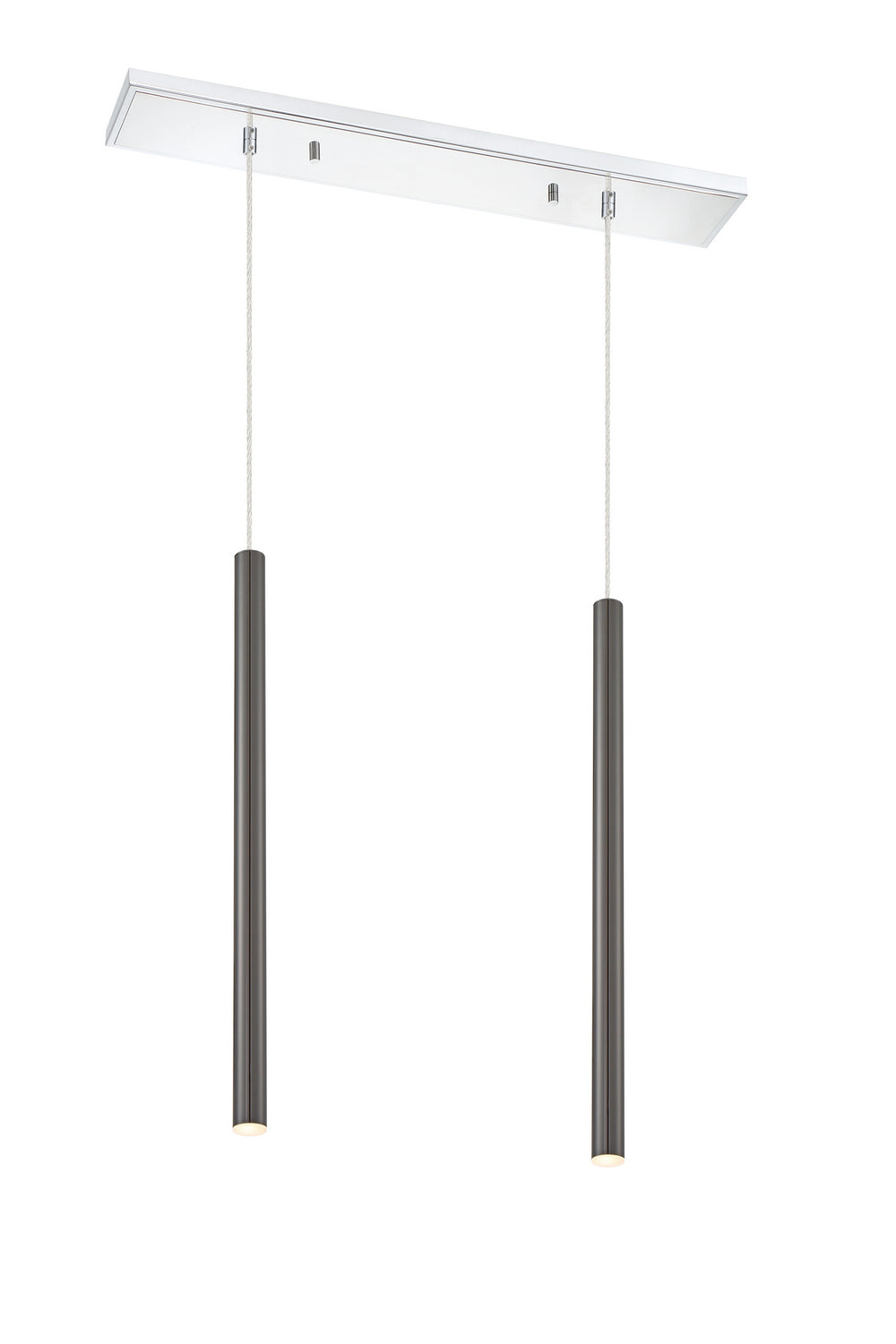 Z-Lite Forest 917MP24-PBL-LED-2LCH Pendant Light - Chrome