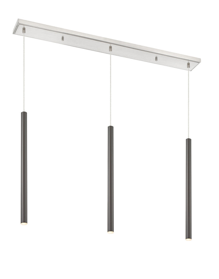 Z-Lite Forest 917MP24-PBL-LED-3LBN Pendant Light - Brushed Nickel