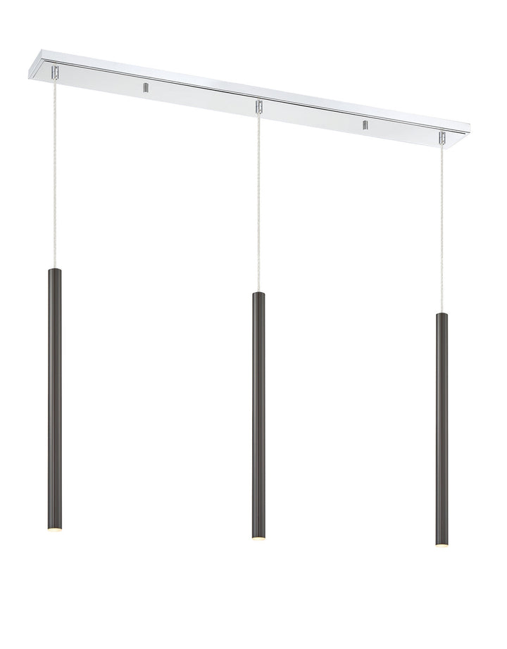 Z-Lite Forest 917MP24-PBL-LED-3LCH Pendant Light - Chrome