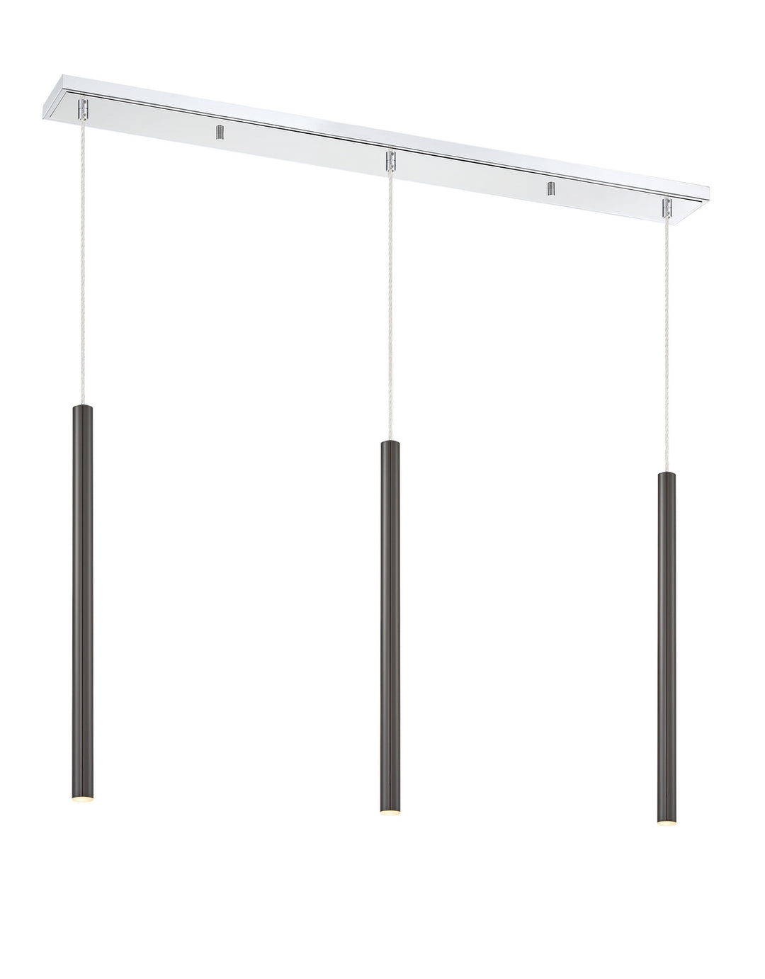 Z-Lite Forest 917MP24-PBL-LED-3LCH Pendant Light - Chrome