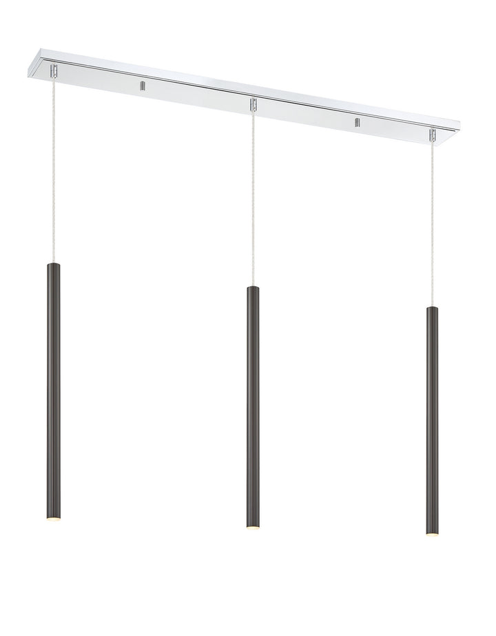 Z-Lite Forest 917MP24-PBL-LED-3LCH Pendant Light - Chrome