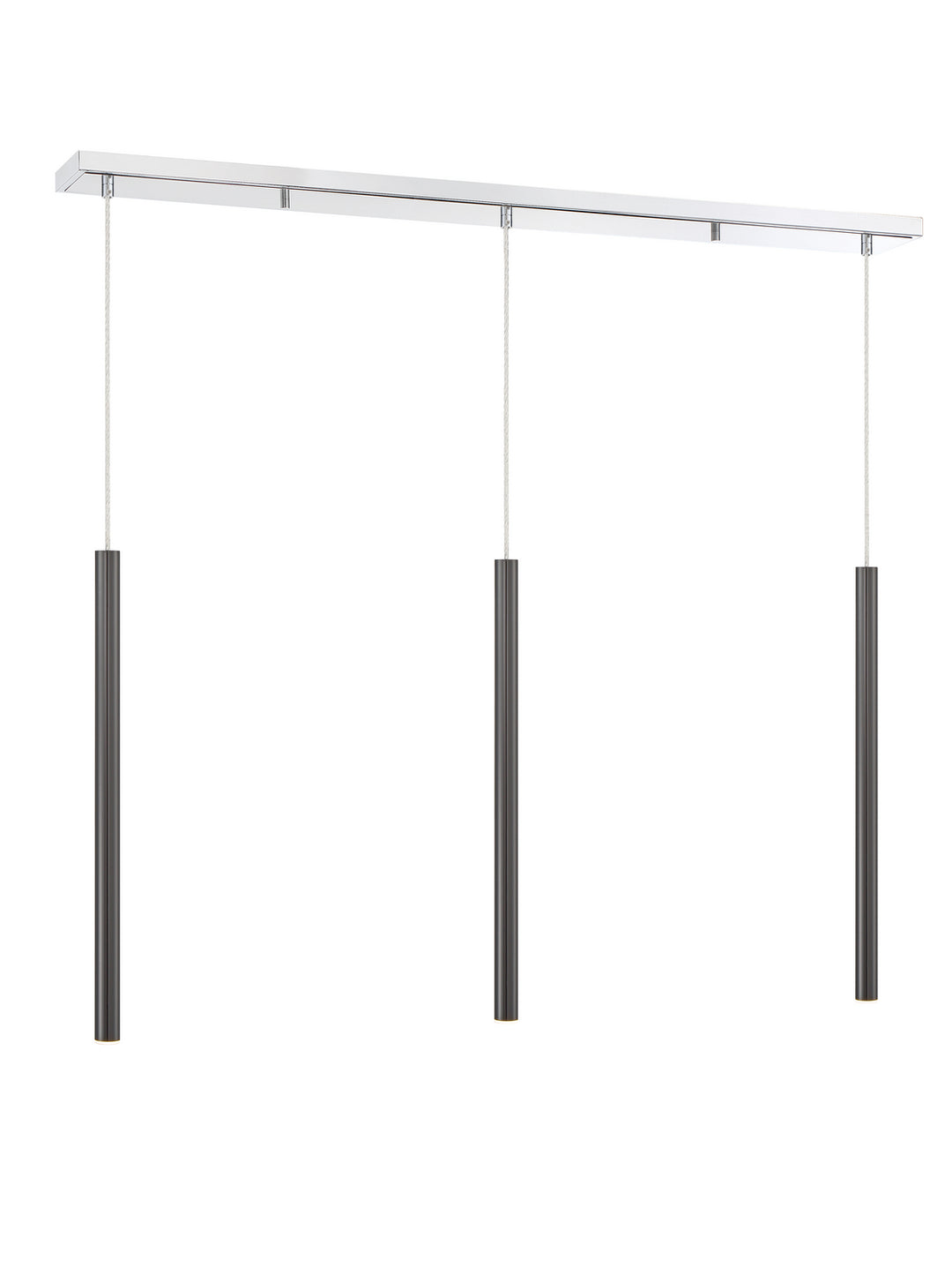 Z-Lite Forest 917MP24-PBL-LED-3LCH Pendant Light - Chrome