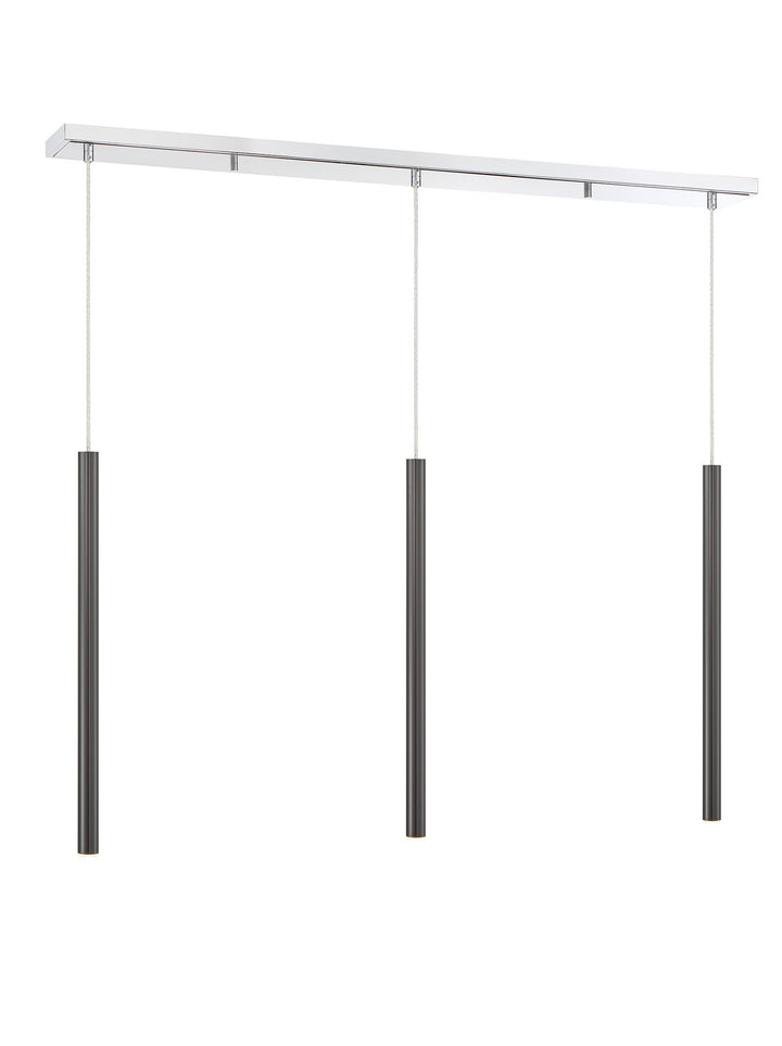 Z-Lite Forest 917MP24-PBL-LED-3LCH Pendant Light - Chrome
