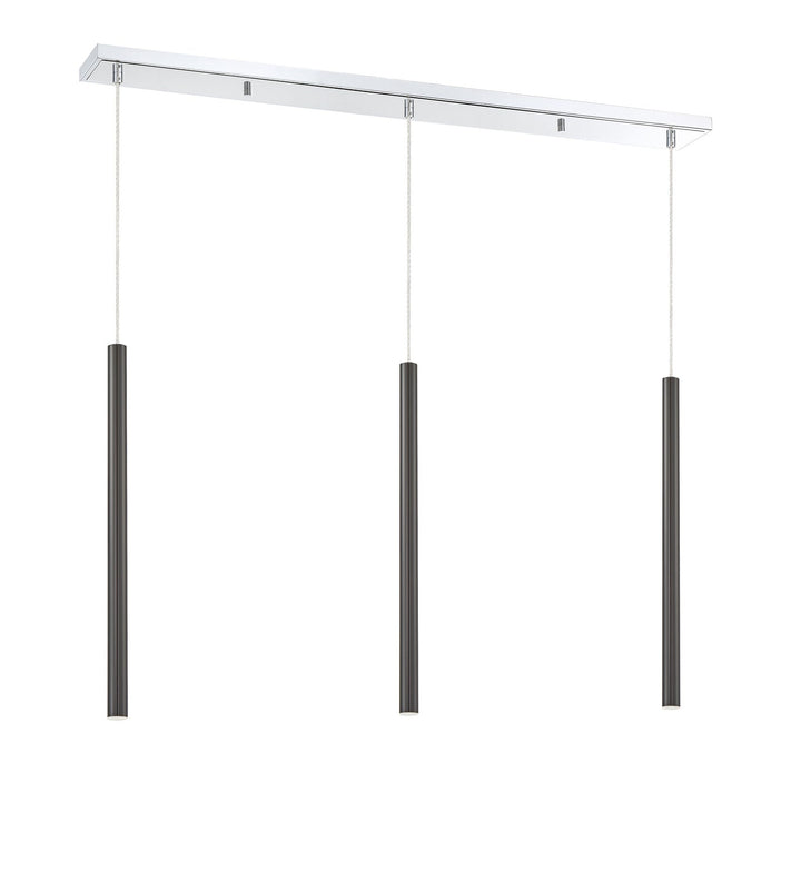 Z-Lite Forest 917MP24-PBL-LED-3LCH Pendant Light - Chrome