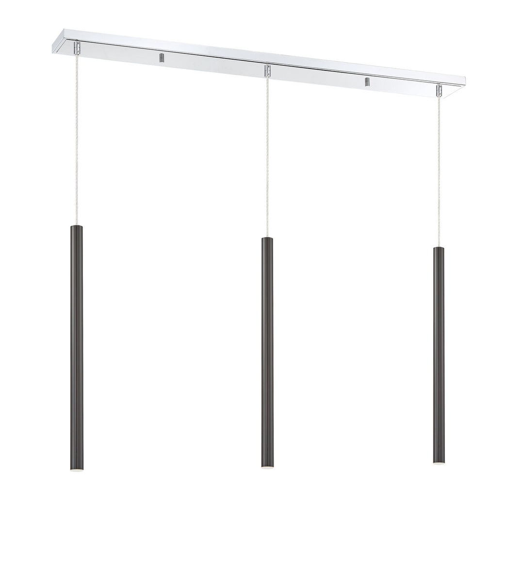 Z-Lite Forest 917MP24-PBL-LED-3LCH Pendant Light - Chrome