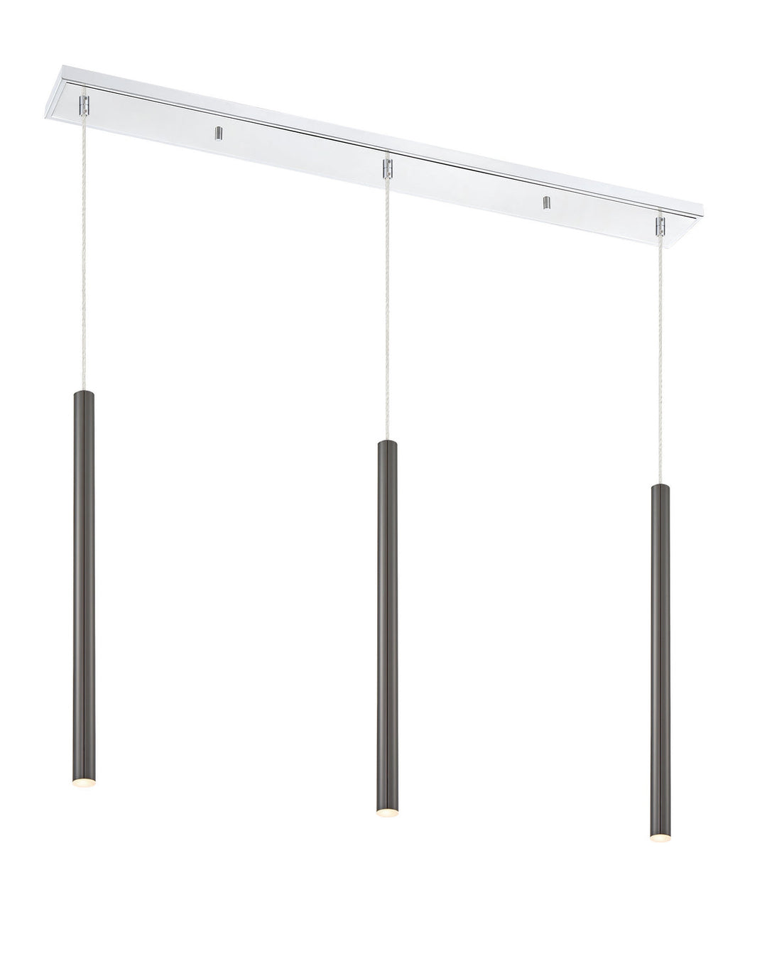Z-Lite Forest 917MP24-PBL-LED-3LCH Pendant Light - Chrome