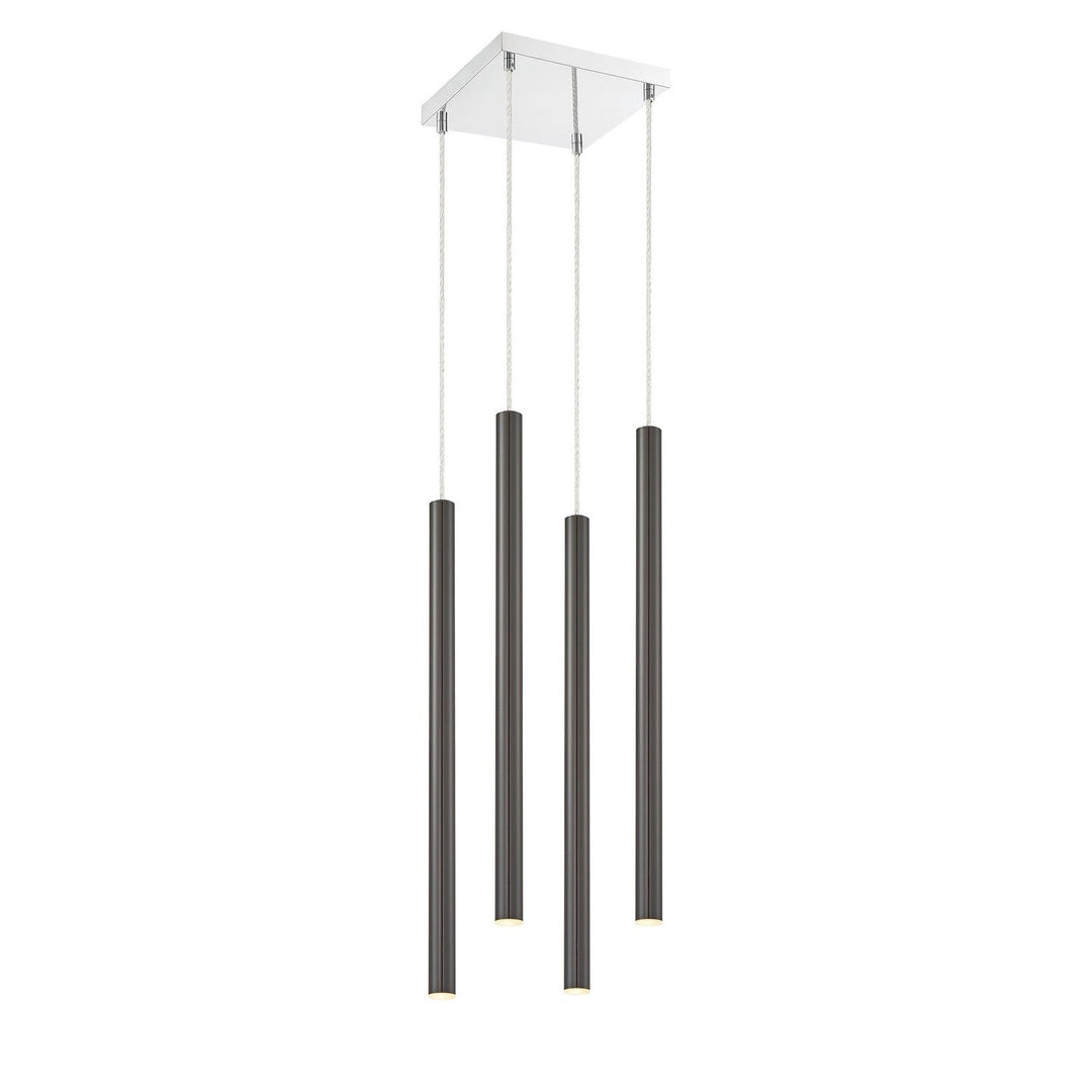 Z-Lite Forest 917MP24-PBL-LED-4SCH Chandelier Light - Chrome