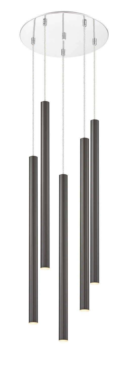 Z-Lite Forest 917MP24-PBL-LED-5RCH Chandelier Light - Chrome