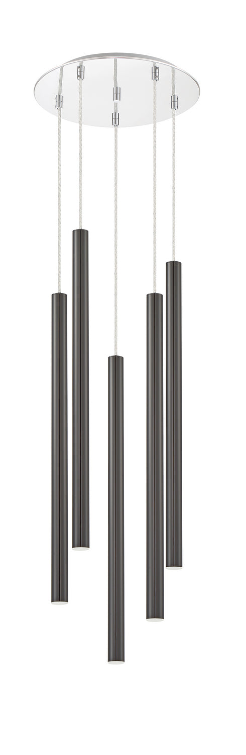 Z-Lite Forest 917MP24-PBL-LED-5RCH Chandelier Light - Chrome