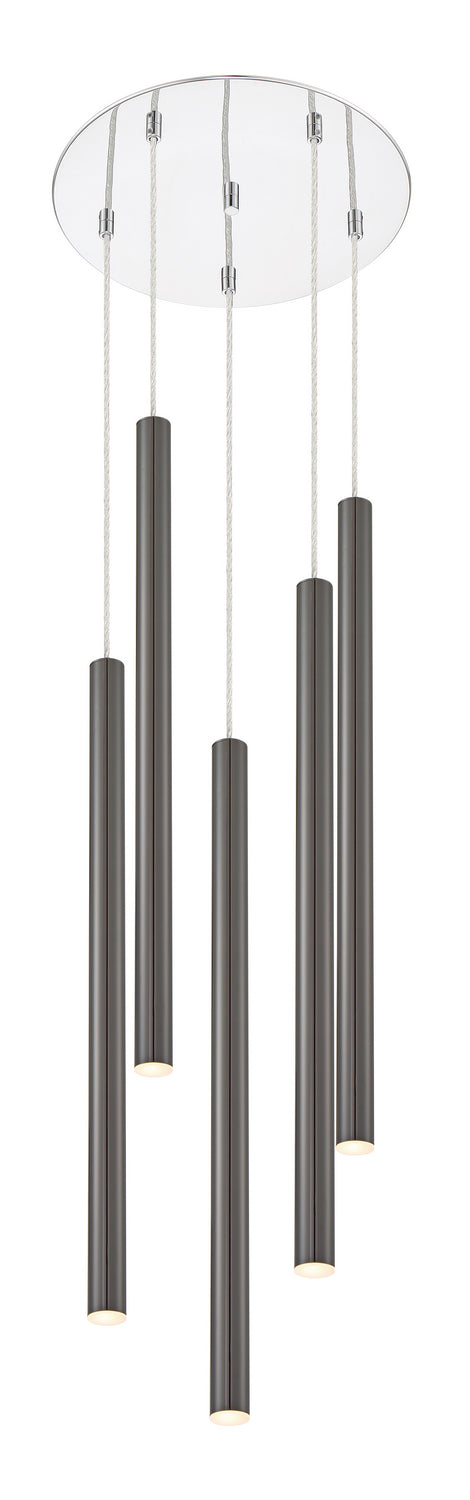 Z-Lite Forest 917MP24-PBL-LED-5RCH Chandelier Light - Chrome