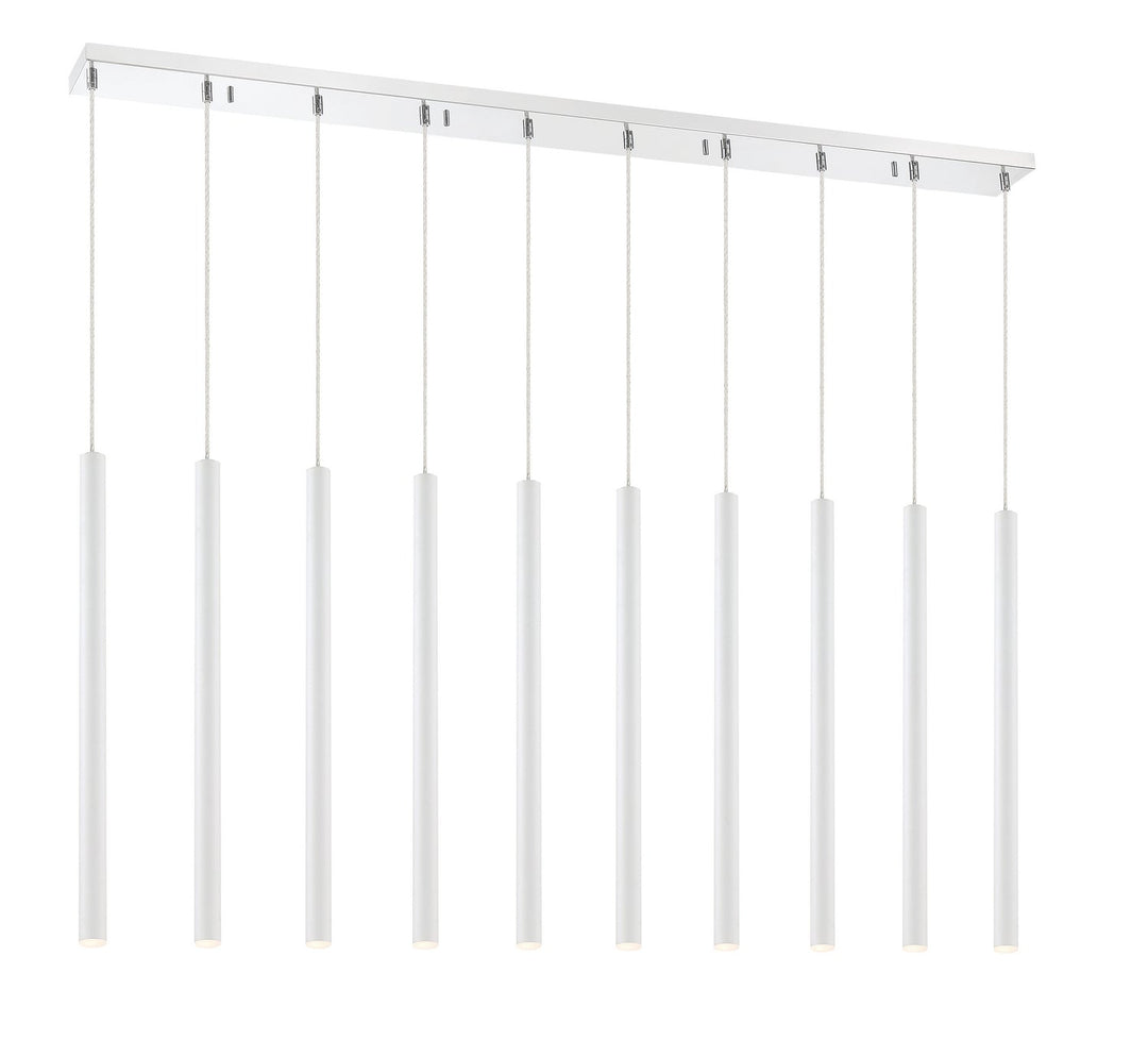 Z-Lite Forest 917MP24-WH-LED-10LCH Pendant Light - Chrome