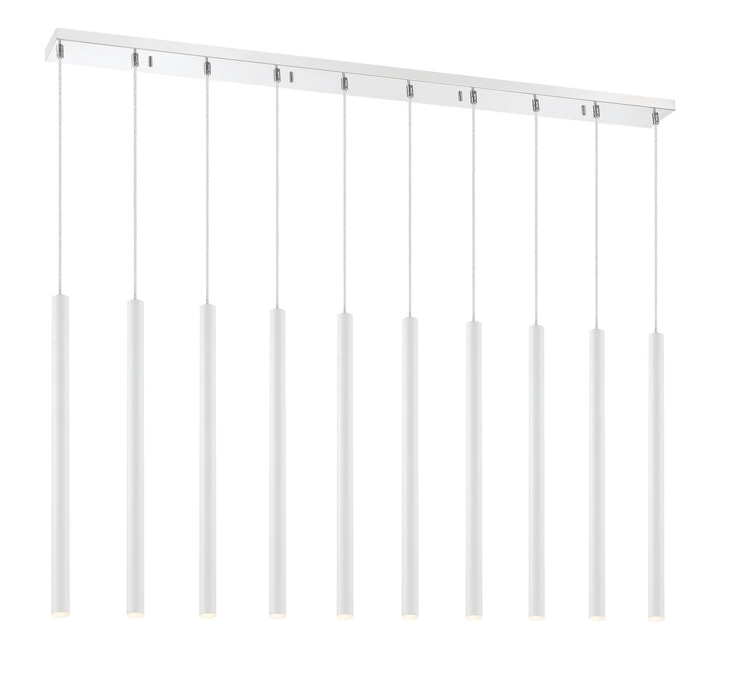 Z-Lite Forest 917MP24-WH-LED-10LCH Pendant Light - Chrome