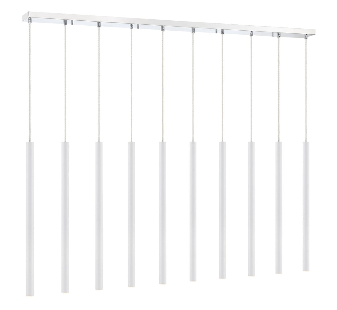 Z-Lite Forest 917MP24-WH-LED-10LCH Pendant Light - Chrome