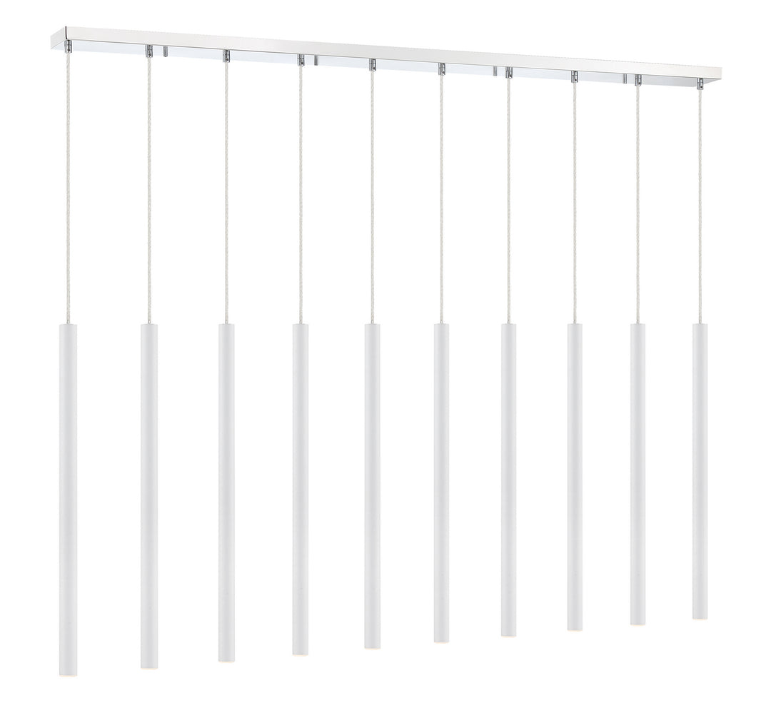 Z-Lite Forest 917MP24-WH-LED-10LCH Pendant Light - Chrome