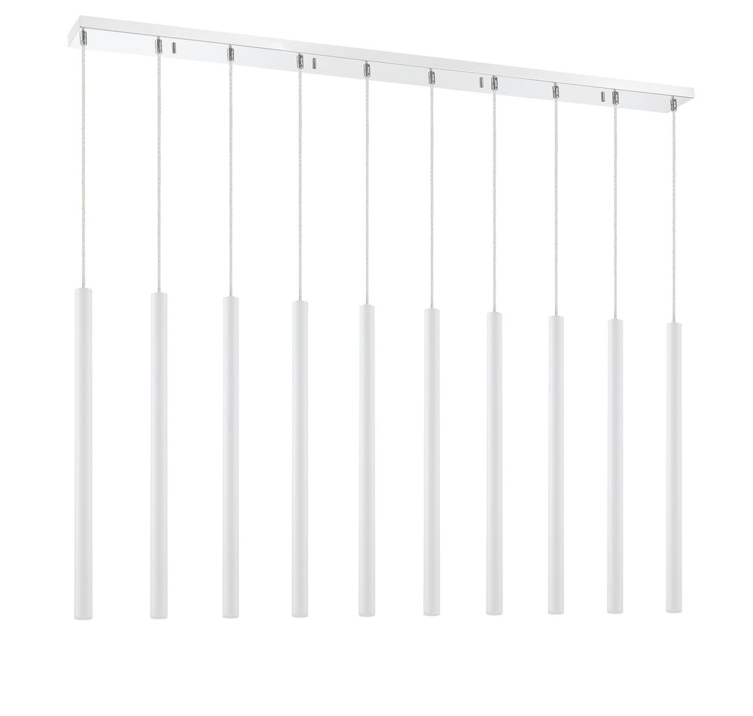 Z-Lite Forest 917MP24-WH-LED-10LCH Pendant Light - Chrome