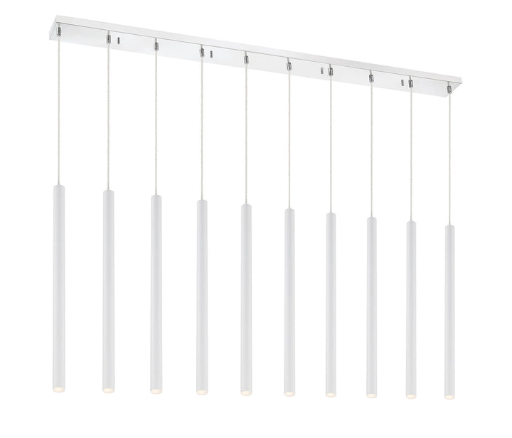 Z-Lite Forest 917MP24-WH-LED-10LCH Pendant Light - Chrome
