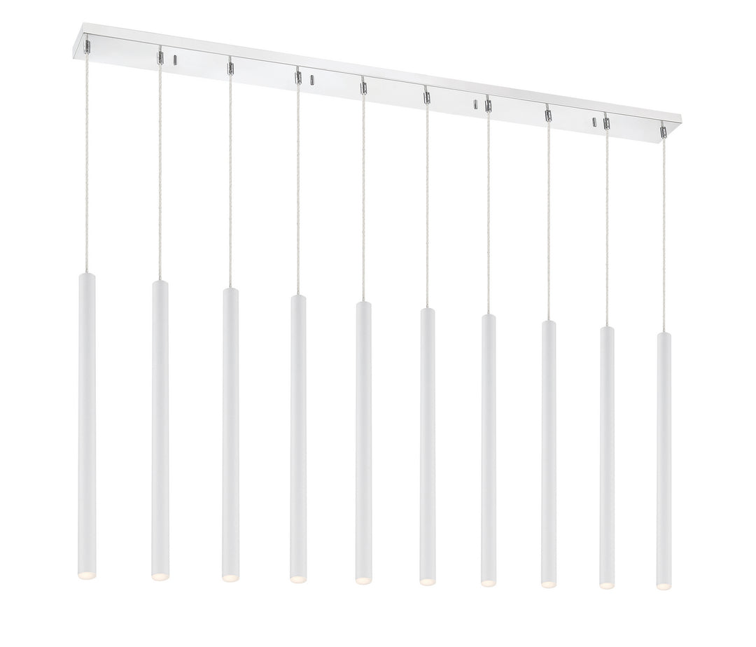 Z-Lite Forest 917MP24-WH-LED-10LCH Pendant Light - Chrome