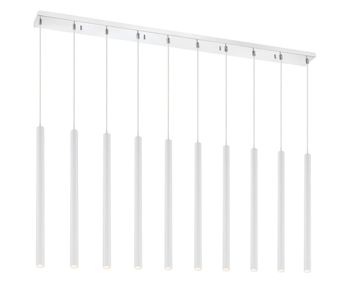Z-Lite Forest 917MP24-WH-LED-10LCH Pendant Light - Chrome
