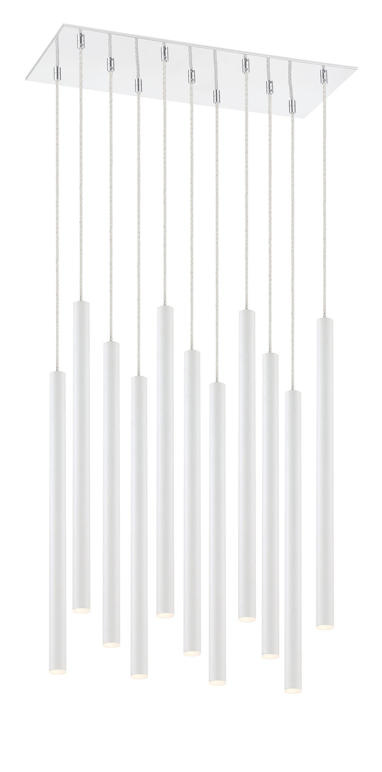 Z-Lite Forest 917MP24-WH-LED-11LCH Pendant Light - Chrome