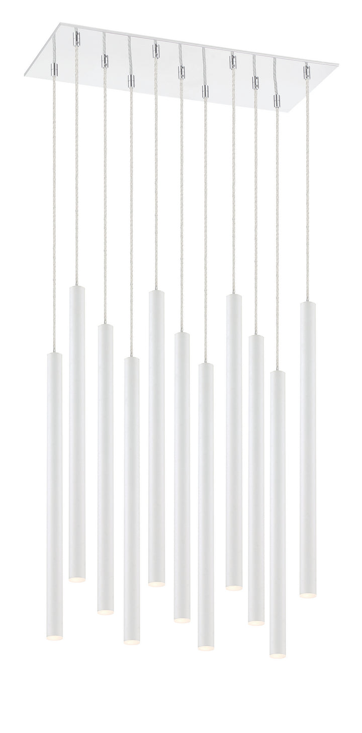 Z-Lite Forest 917MP24-WH-LED-11LCH Pendant Light - Chrome