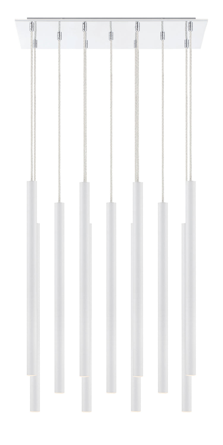 Z-Lite Forest 917MP24-WH-LED-11LCH Pendant Light - Chrome
