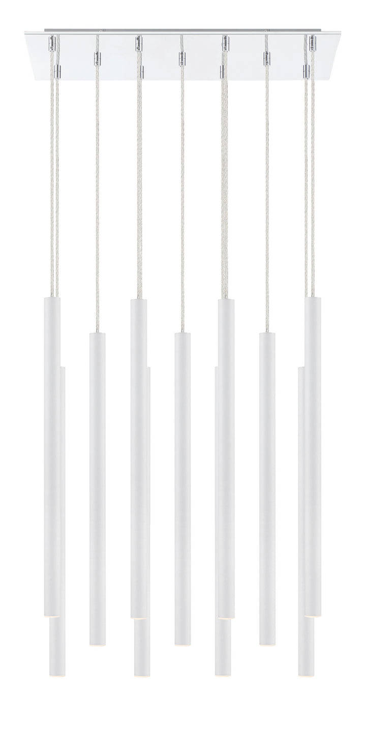 Z-Lite Forest 917MP24-WH-LED-11LCH Pendant Light - Chrome