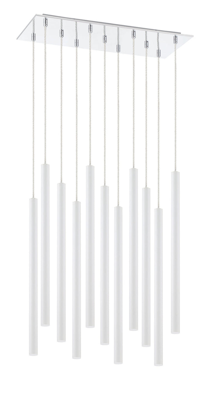 Z-Lite Forest 917MP24-WH-LED-11LCH Pendant Light - Chrome