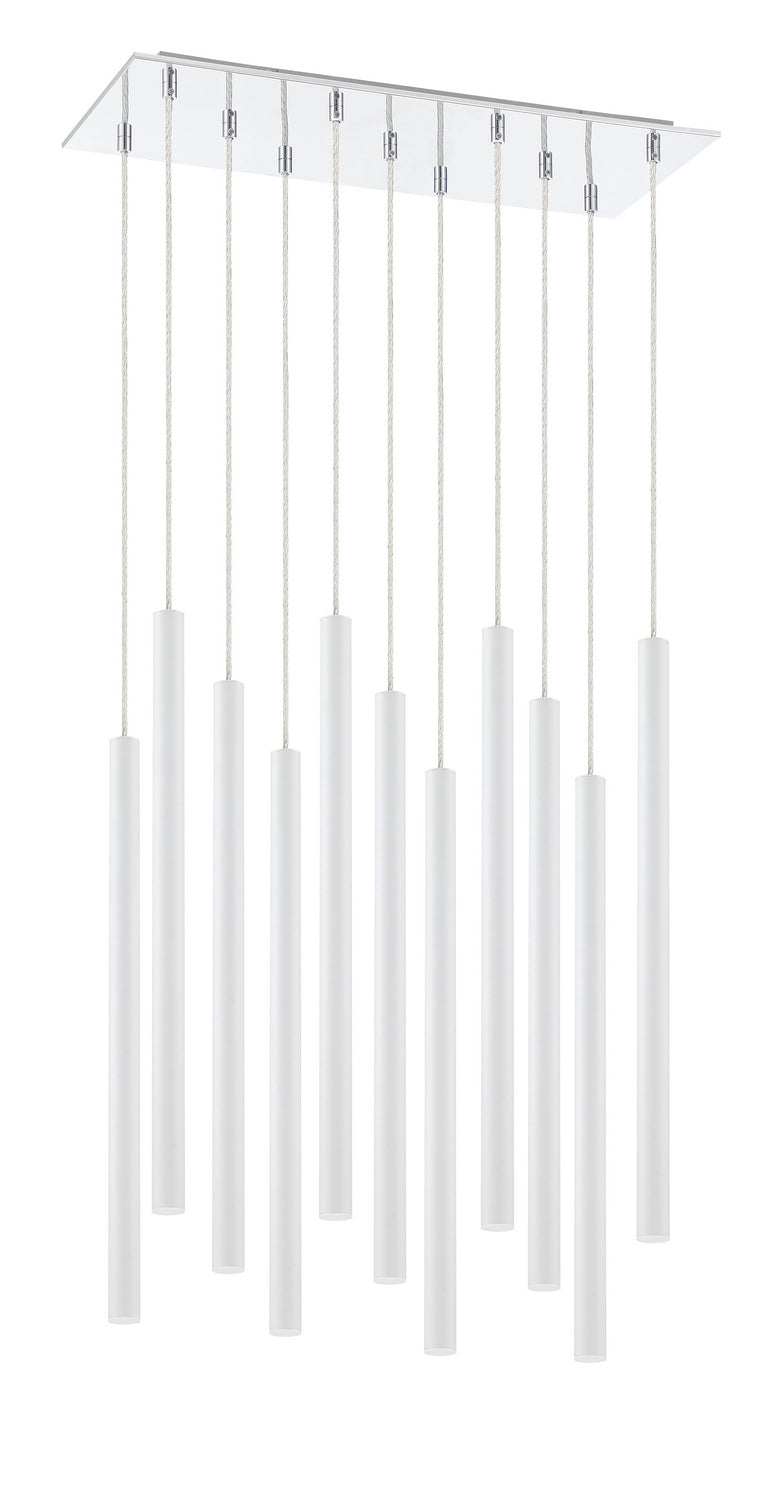 Z-Lite Forest 917MP24-WH-LED-11LCH Pendant Light - Chrome
