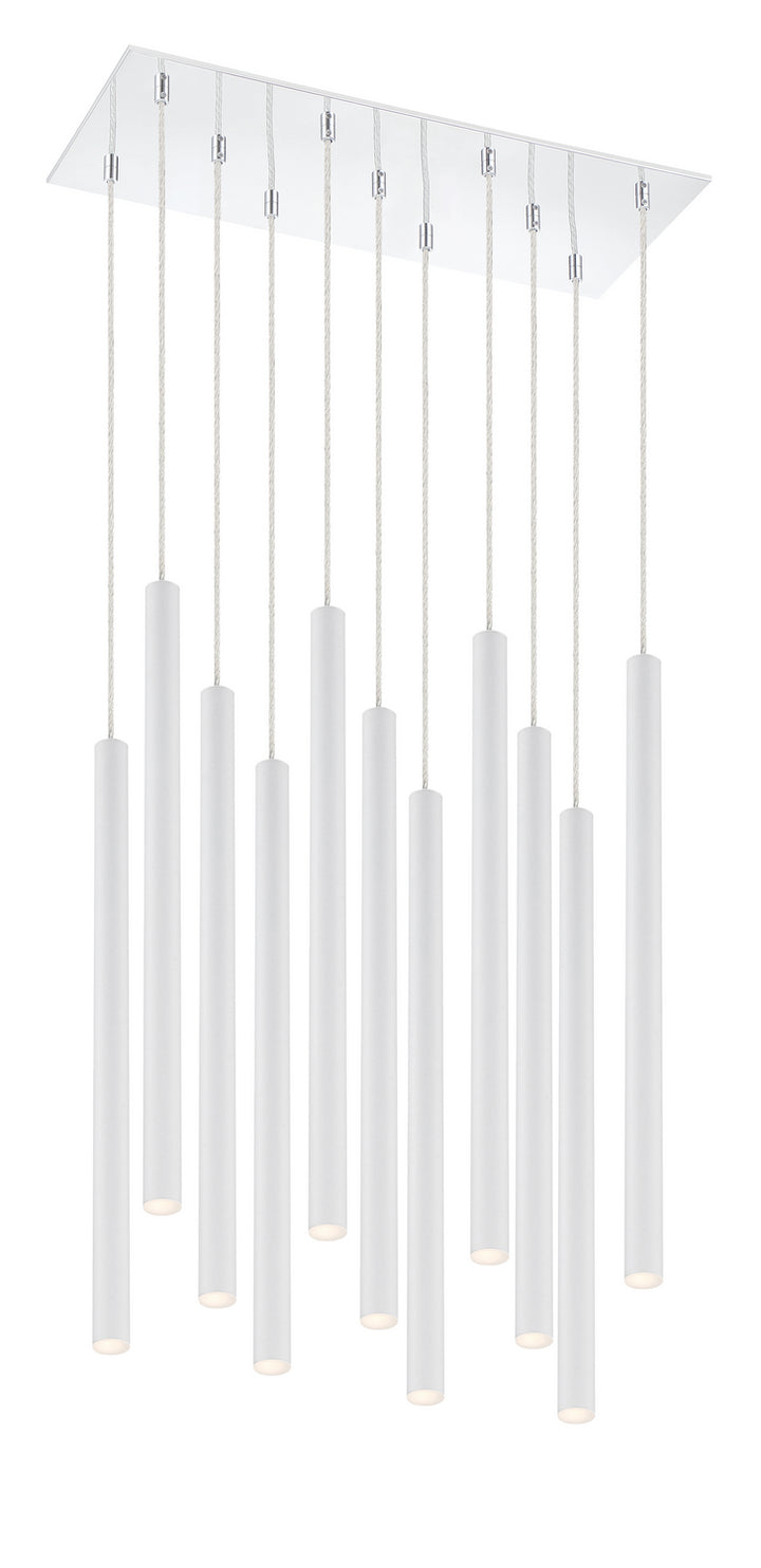 Z-Lite Forest 917MP24-WH-LED-11LCH Pendant Light - Chrome