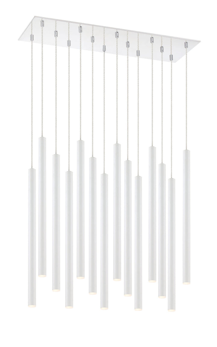 Z-Lite Forest 917MP24-WH-LED-14LCH Pendant Light - Chrome