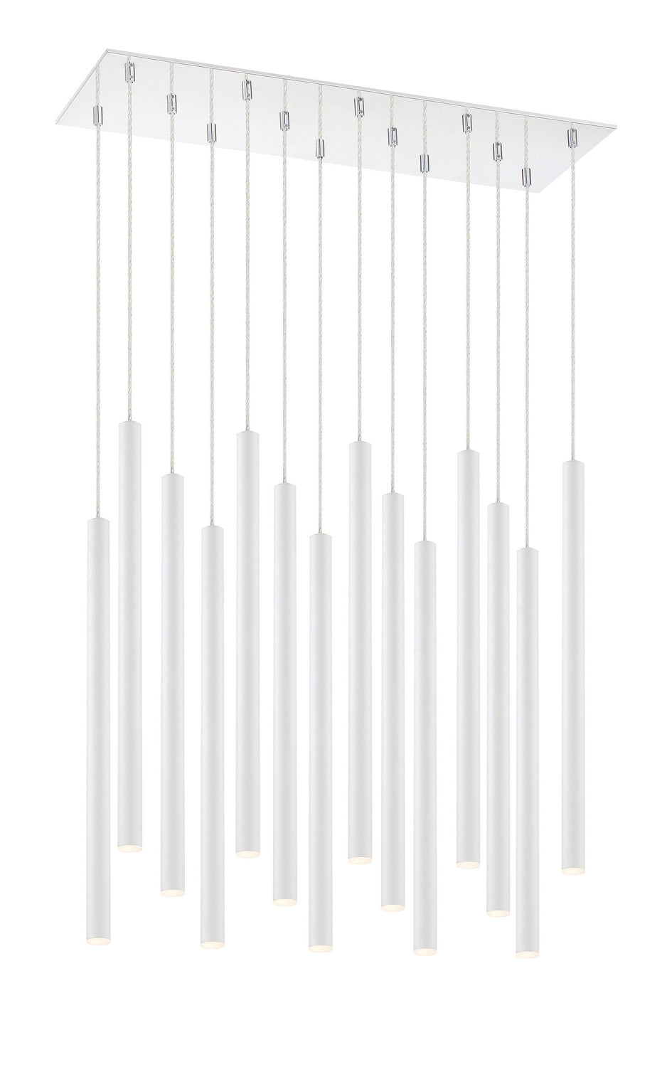 Z-Lite Forest 917MP24-WH-LED-14LCH Pendant Light - Chrome