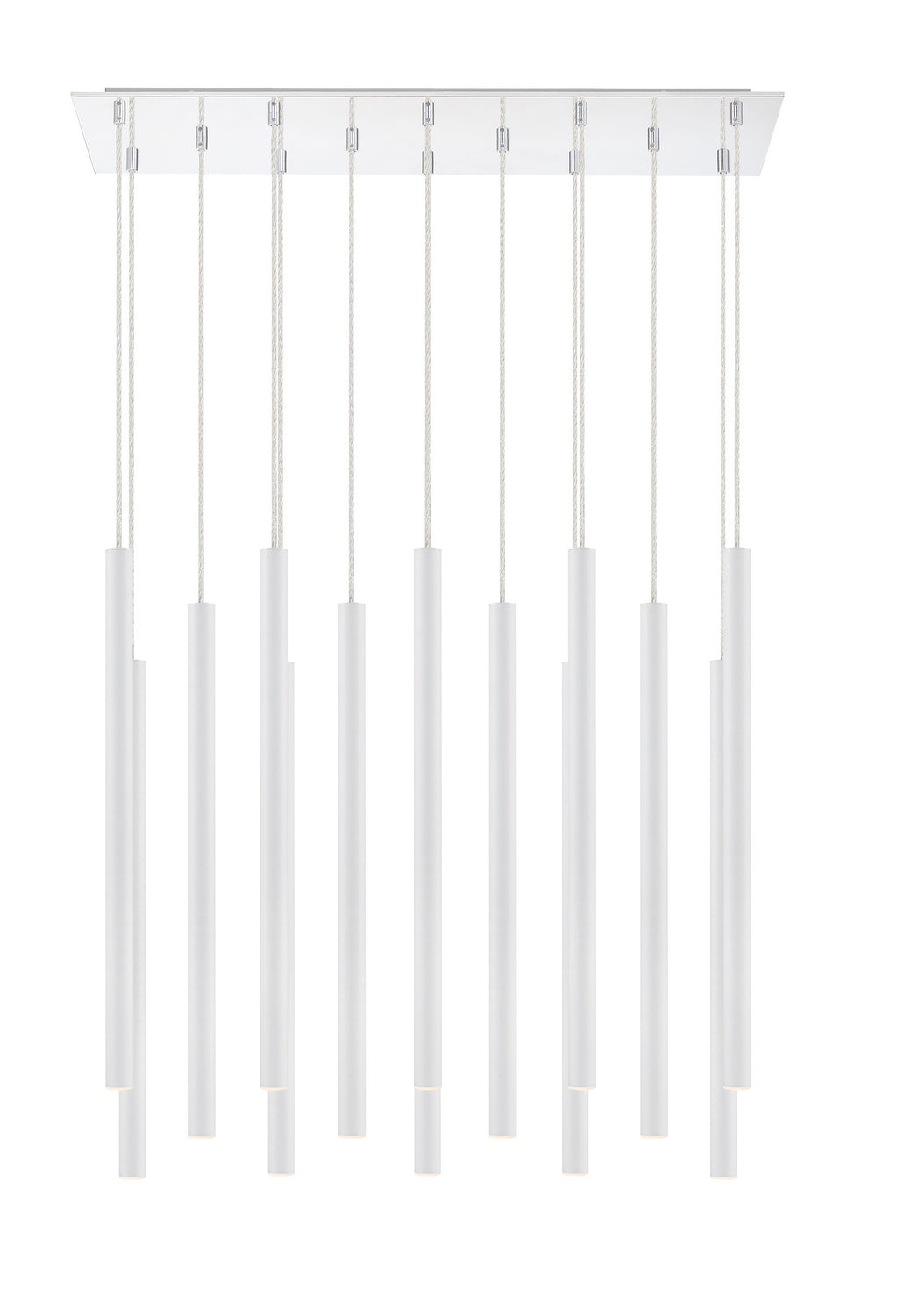 Z-Lite Forest 917MP24-WH-LED-14LCH Pendant Light - Chrome