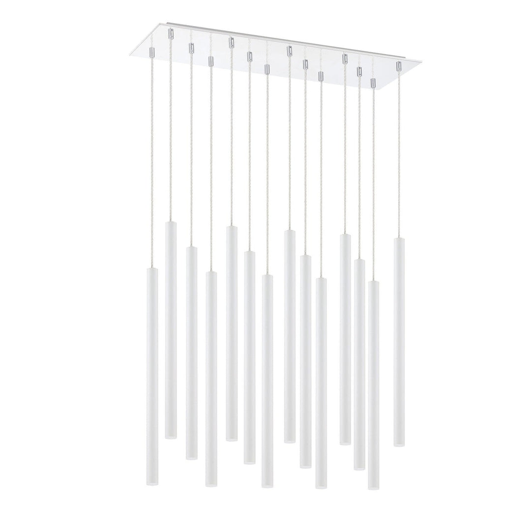 Z-Lite Forest 917MP24-WH-LED-14LCH Pendant Light - Chrome