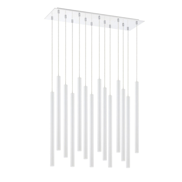 Z-Lite Forest 917MP24-WH-LED-14LCH Pendant Light - Chrome