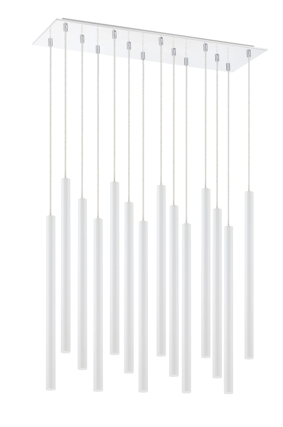 Z-Lite Forest 917MP24-WH-LED-14LCH Pendant Light - Chrome