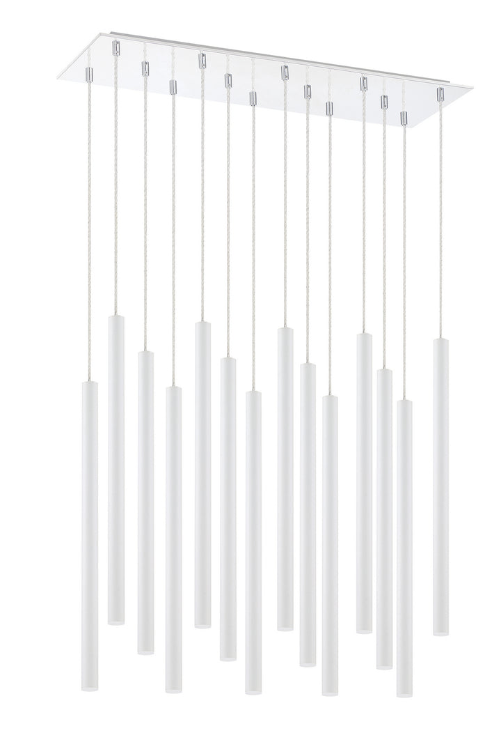 Z-Lite Forest 917MP24-WH-LED-14LCH Pendant Light - Chrome