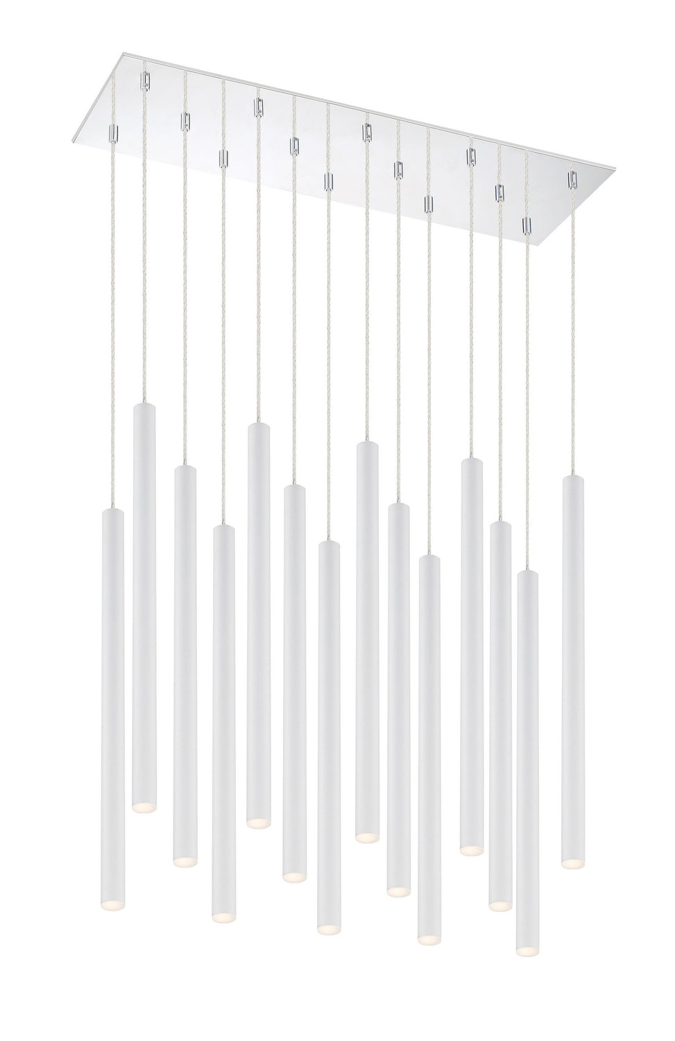 Z-Lite Forest 917MP24-WH-LED-14LCH Pendant Light - Chrome