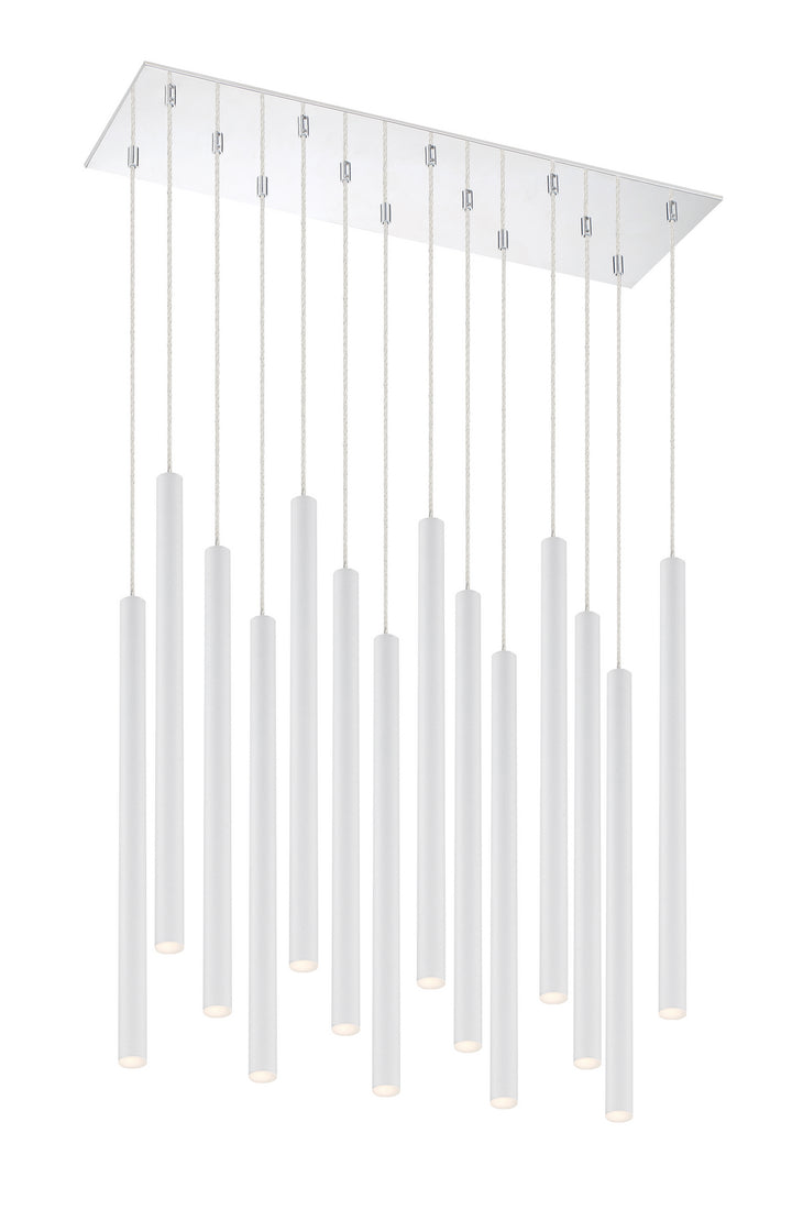 Z-Lite Forest 917MP24-WH-LED-14LCH Pendant Light - Chrome