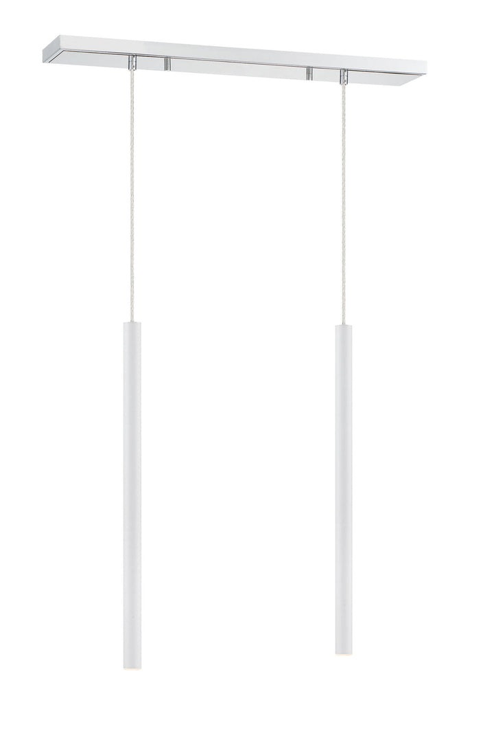 Z-Lite Forest 917MP24-WH-LED-2LCH Pendant Light - Chrome