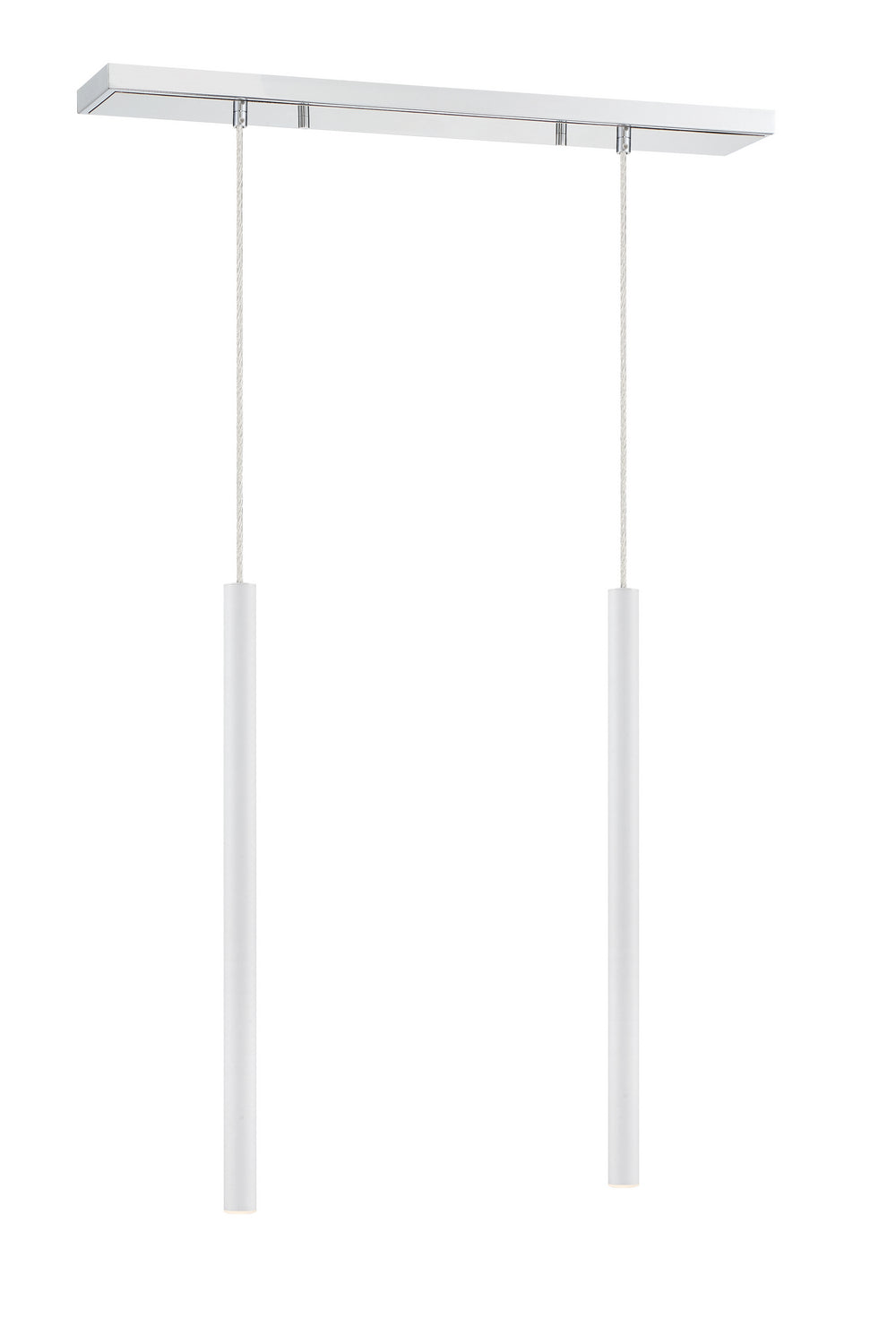 Z-Lite Forest 917MP24-WH-LED-2LCH Pendant Light - Chrome