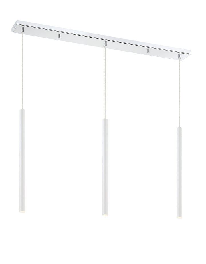 Z-Lite Forest 917MP24-WH-LED-3LCH Pendant Light - Chrome