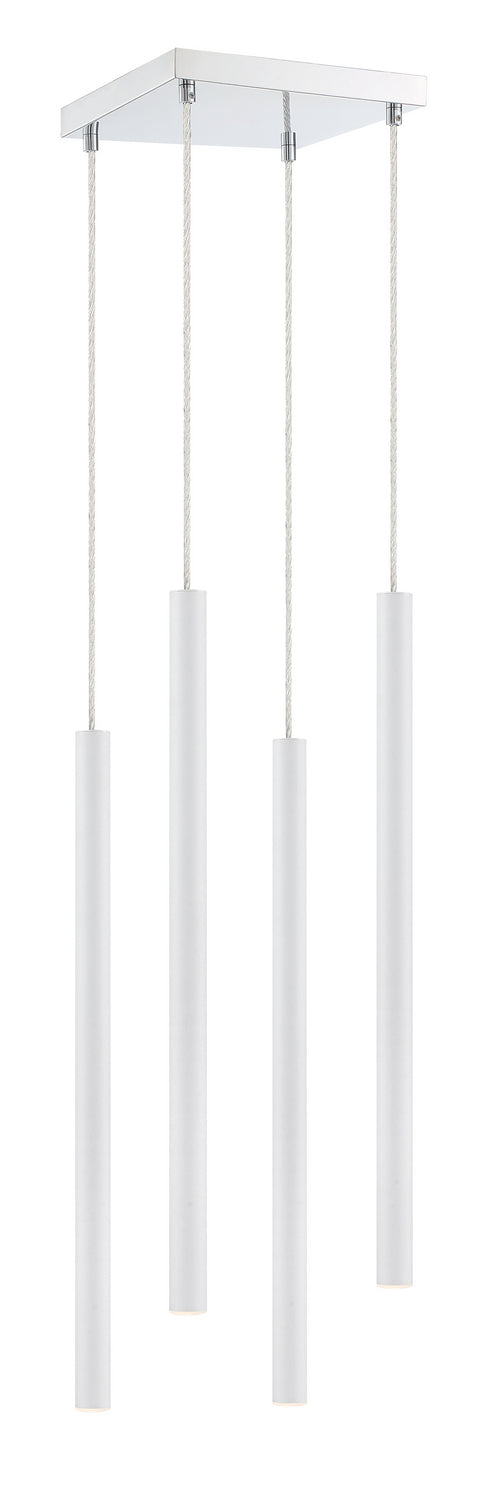 Z-Lite Forest 917MP24-WH-LED-4SCH Chandelier Light - Chrome