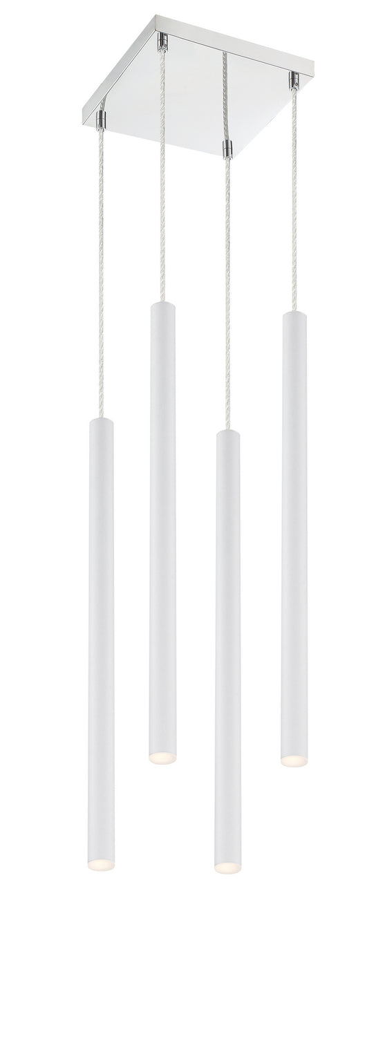 Z-Lite Forest 917MP24-WH-LED-4SCH Chandelier Light - Chrome