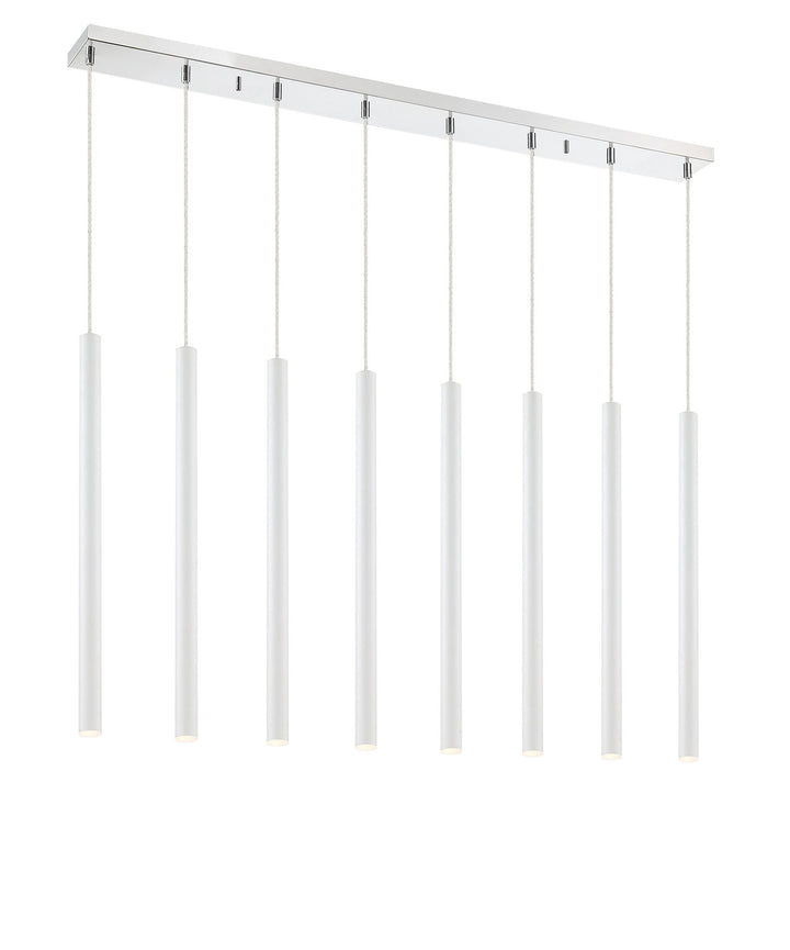 Z-Lite Forest 917MP24-WH-LED-8LCH Pendant Light - Chrome