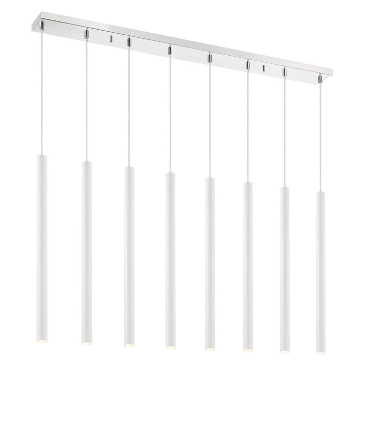 Z-Lite Forest 917MP24-WH-LED-8LCH Pendant Light - Chrome
