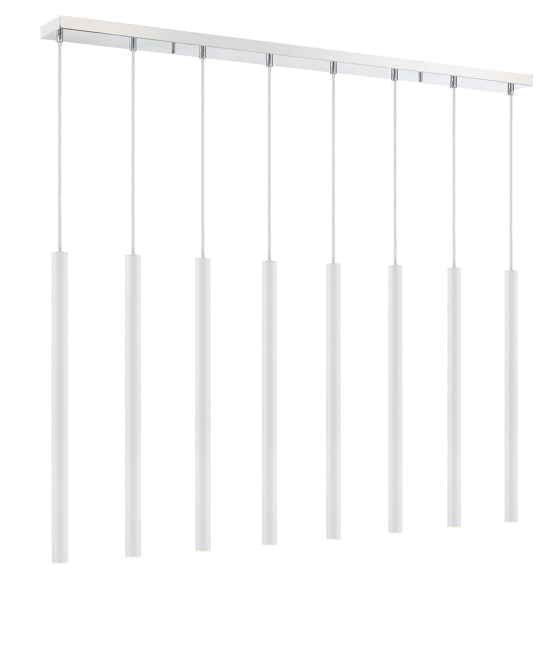 Z-Lite Forest 917MP24-WH-LED-8LCH Pendant Light - Chrome