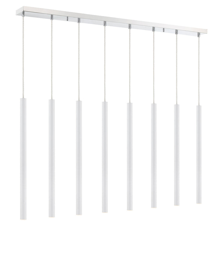 Z-Lite Forest 917MP24-WH-LED-8LCH Pendant Light - Chrome
